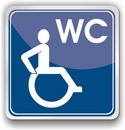 Zeichen für Behindertentoilette