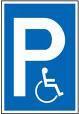 Behindertenparkplatz Grafik