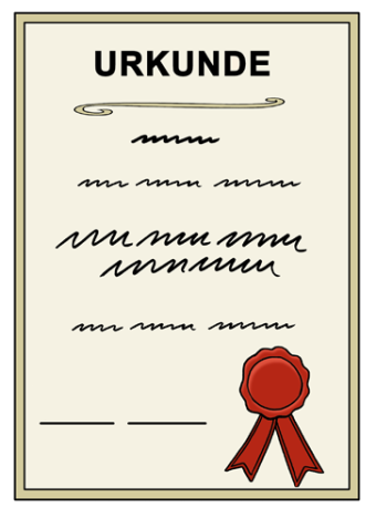 Urkunde Grafik