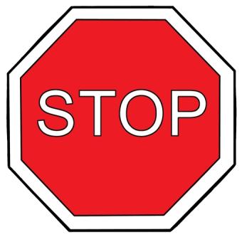 Stopschild Grafik