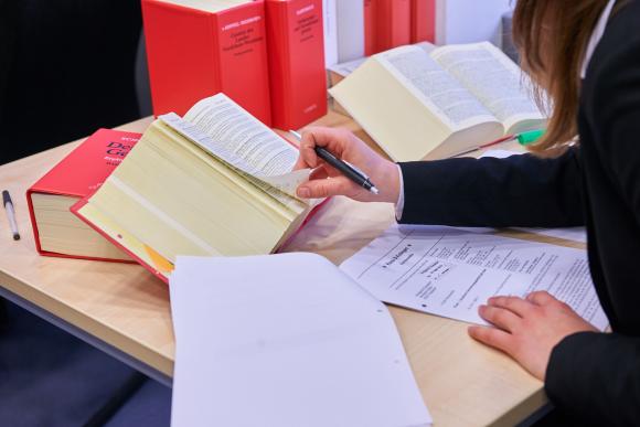 Blättern im Gesetzbuch
