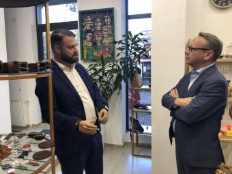 Justizminister Dr. Benjamin Limbach trifft stellv. Justizminister Gorgiens