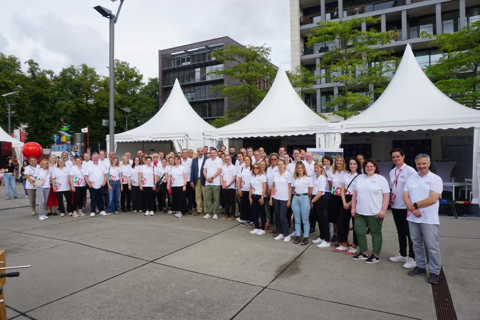 Team beim NRW-Tag in Köln