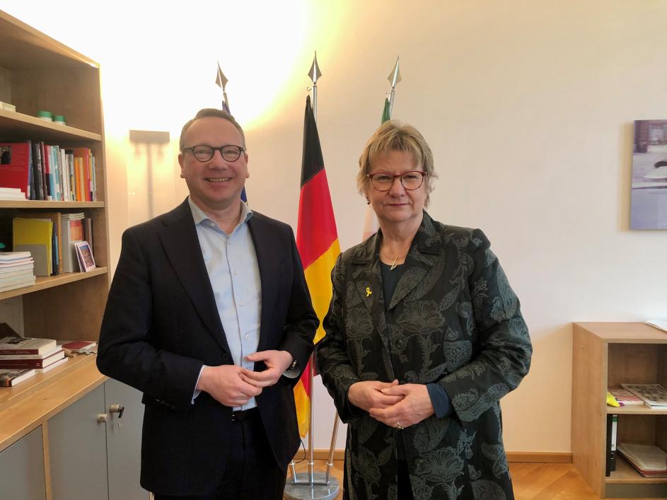 Dr. Benjamin Limbach und Sylvia Löhrmann