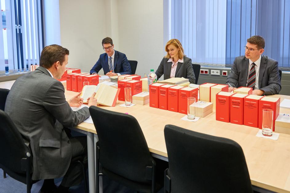 Vortrag mit vier Personen