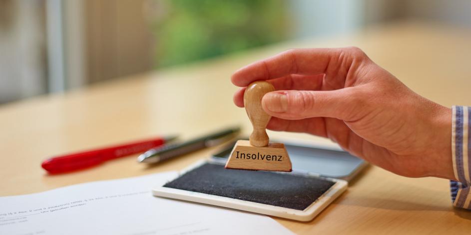 Stempel "Insolvenz"