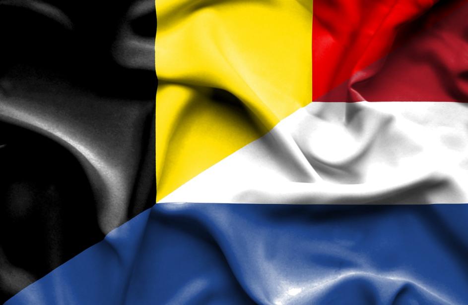 Flagge Belgien und Niederlande
