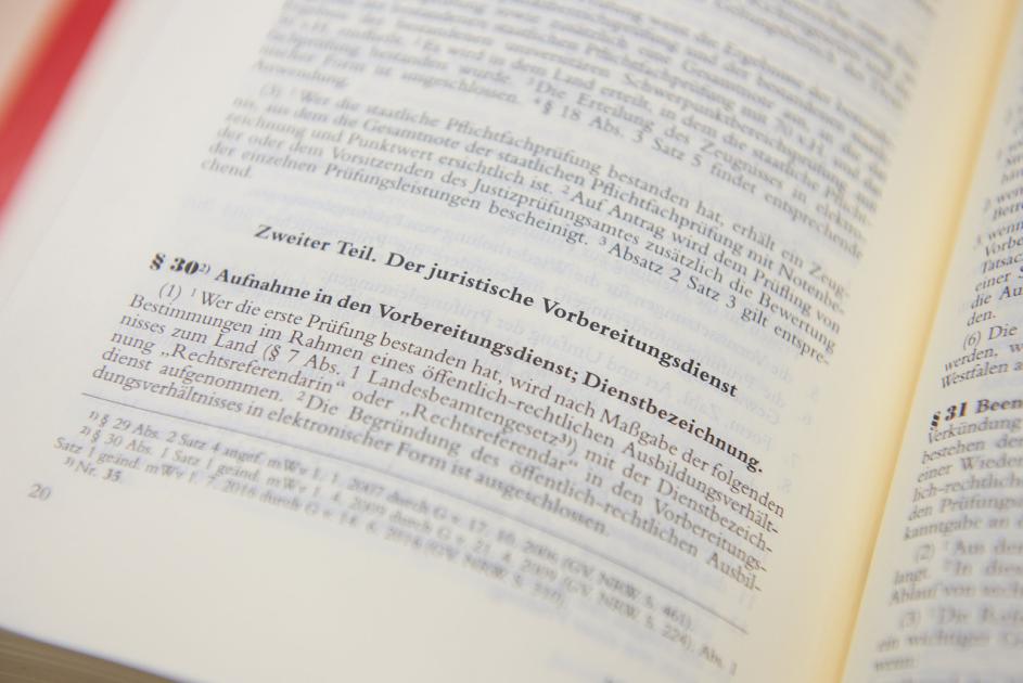 Paragraph 30 des Juristenausbildungsgesetzes