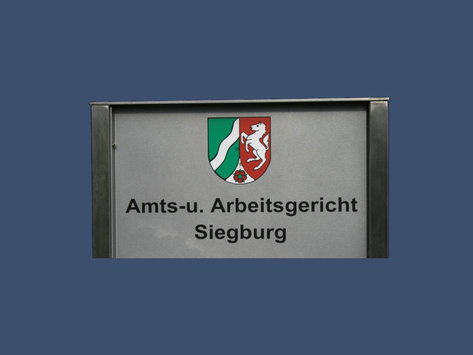 Amts- und Arbeitsgericht Siegburg Hausschild