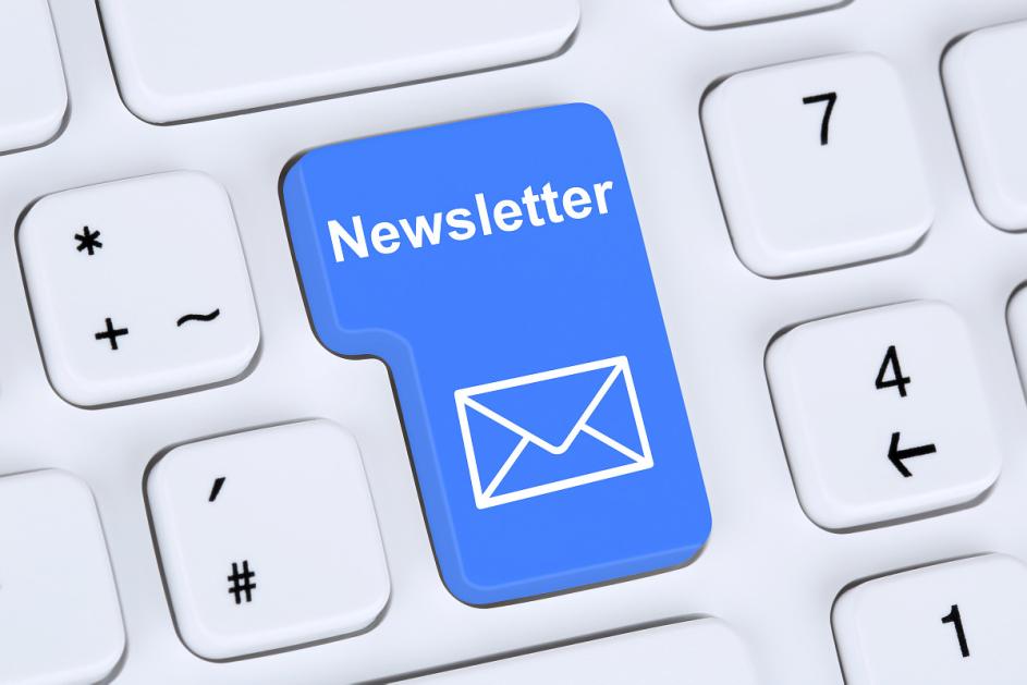 Newsletter Tastatur Button
