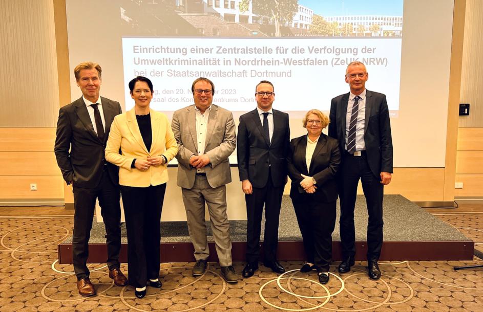 Minister der Justiz eröffnet die Zentralstelle für Umweltkriminalität (ZeUK NRW) in Dortmund