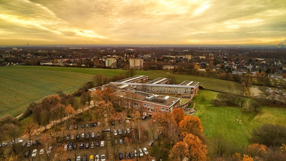 Luftaufnahme der Justizakademie in Recklinghausen