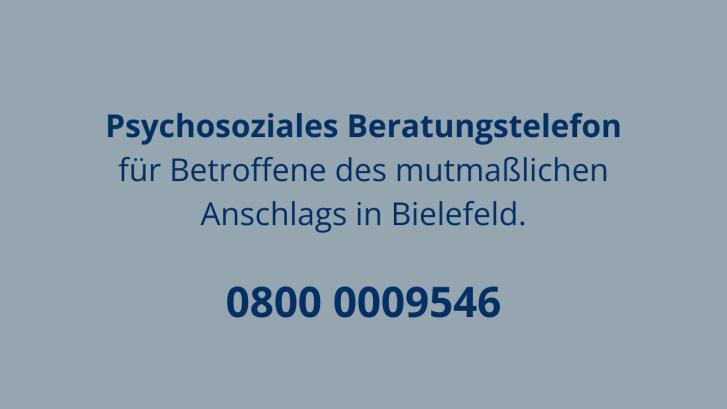 Nummer des Beratungstelefons