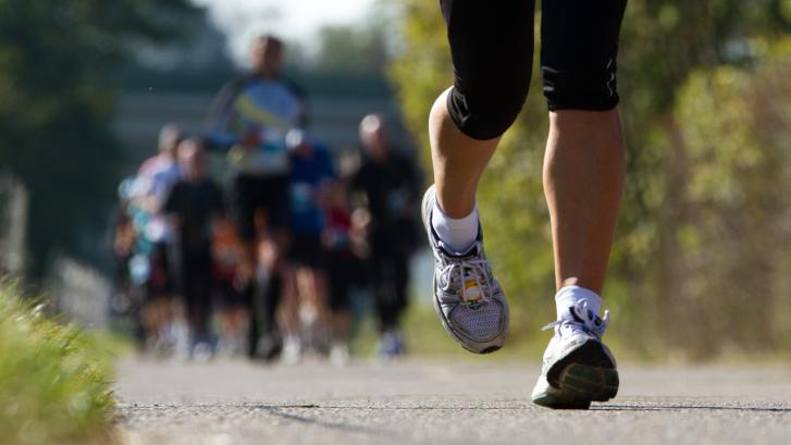 Eine Gruppe Jogger
