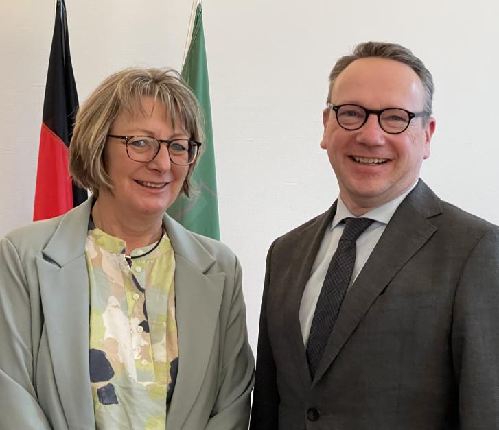 Neue Leitung der Justizvollzugsanstalt Duisburg-Hamborn